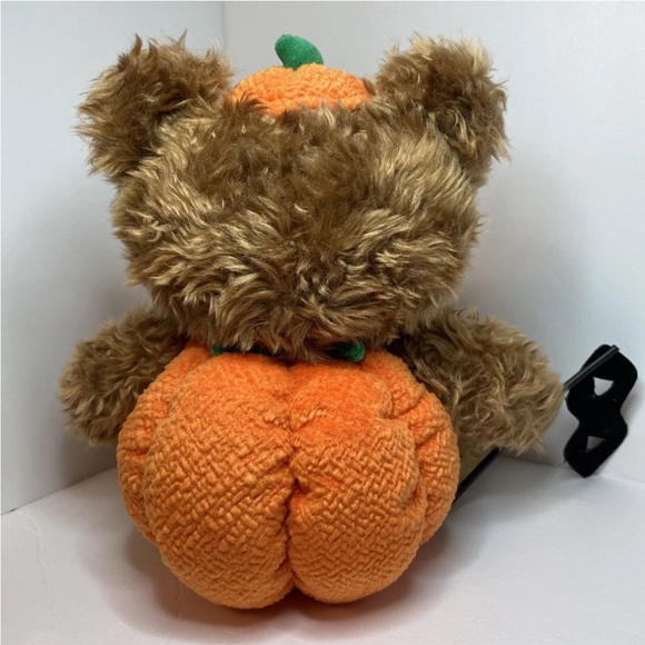 Teddy Bear in Pumpkin Suit Masquerade Halloween Plush Stuffed Toy - Picture 5 of 9